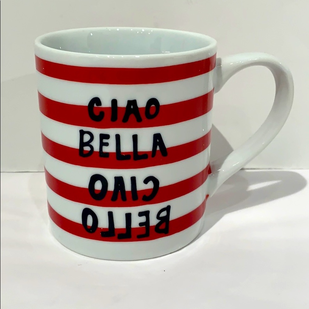 Ciao Bella stripe mug